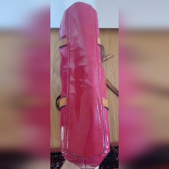 Coach Pink Patent Leather Tote Bag - Picture 4 of 12